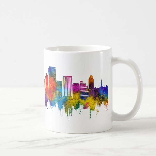 Salt Lake City Utah Skyline Kaffeetasse (Rechts)