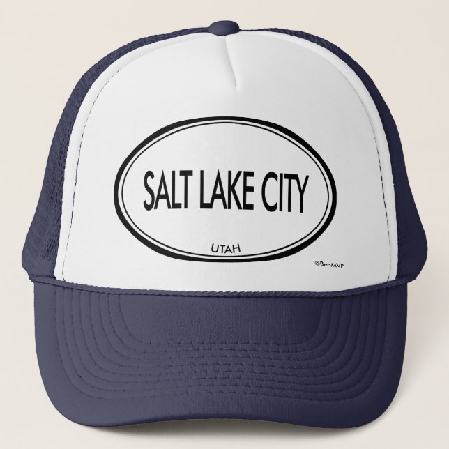 Salt Lake City, Utah Truckerkappe (Vorderseite)