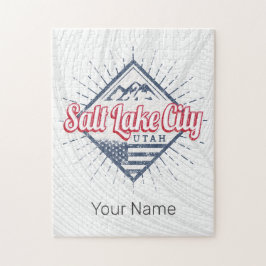 Salt Lake City Utah United Staaten Mountains USA Puzzle