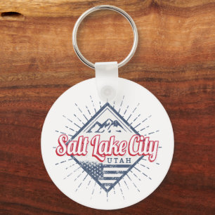 Salt Lake City Utah United Staaten Mountains USA Schlüsselanhänger