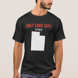 Salt Lake City Utah USA Bundesstaat Amerika Reise T-Shirt