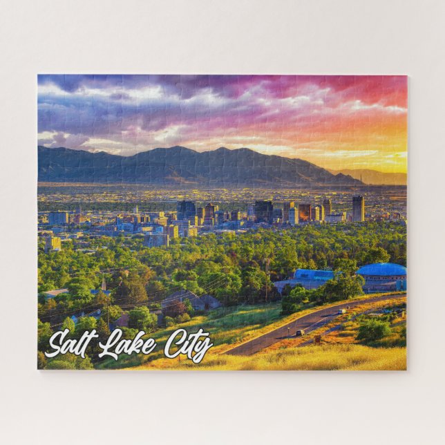 Salt Lake City, Utah, USA Puzzle (Horizontal)