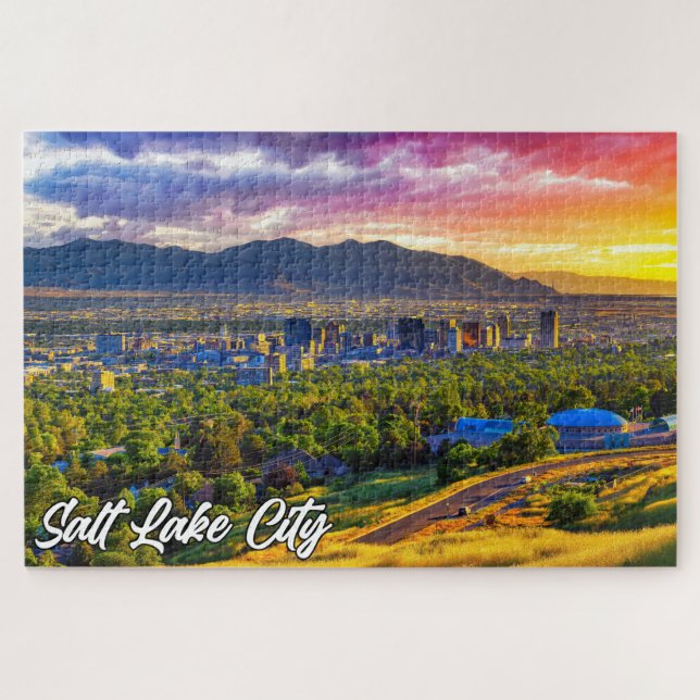 Salt Lake City, Utah, USA Puzzle (Horizontal)