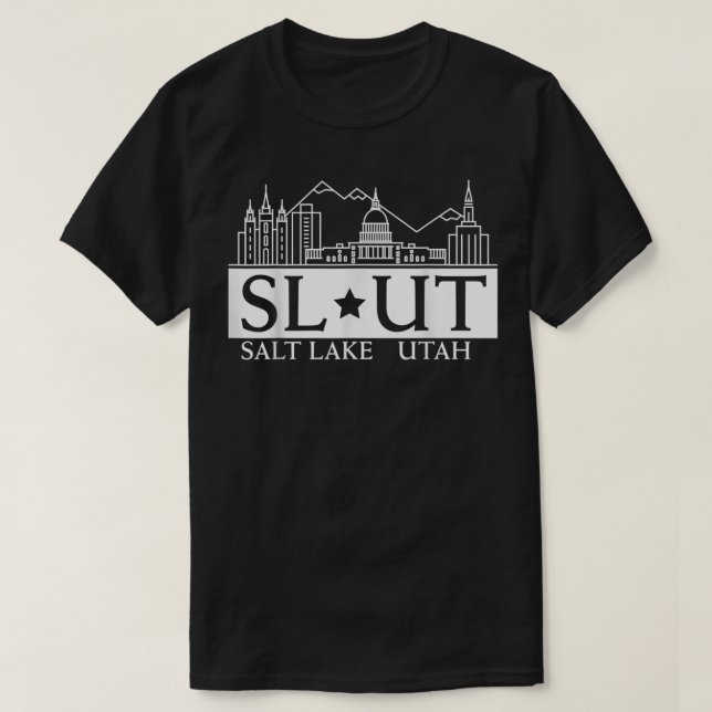 Salt Lake City Utah UT Hometown Home State Pride  T-Shirt (Design vorne)