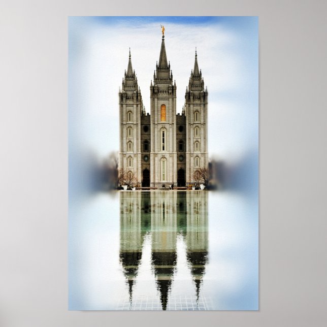 Salt Lake LDS Tempel Poster (Vorne)