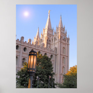 Salt Lake Mormon Tempel Poster