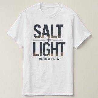 "SALT + LIGHT Christlich – Matthäus 5:13 T-Shirt