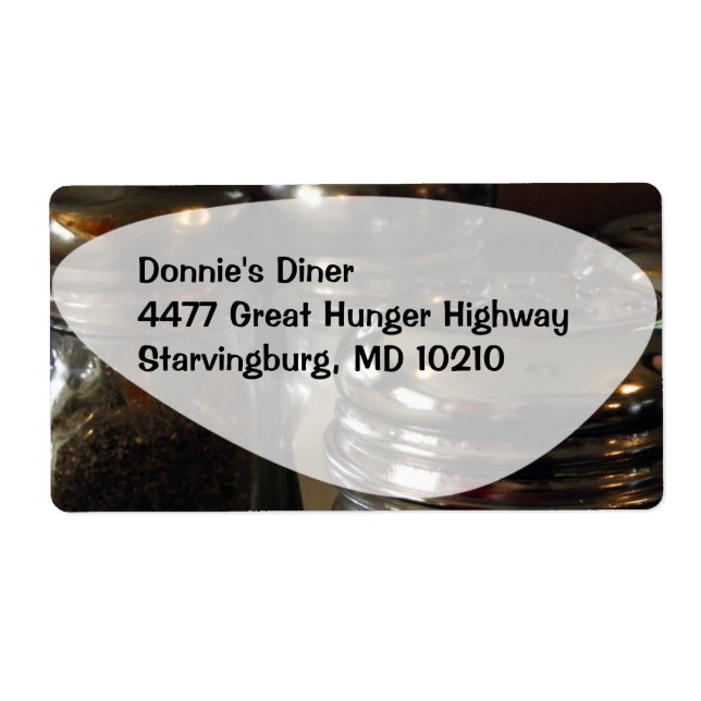 Salt Pepper Classic Diner Fun Foto Art (Vorne)