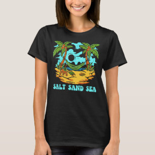 Salt Sand Sea Beach Schwimmbad Ozean Schwimmer Str T-Shirt