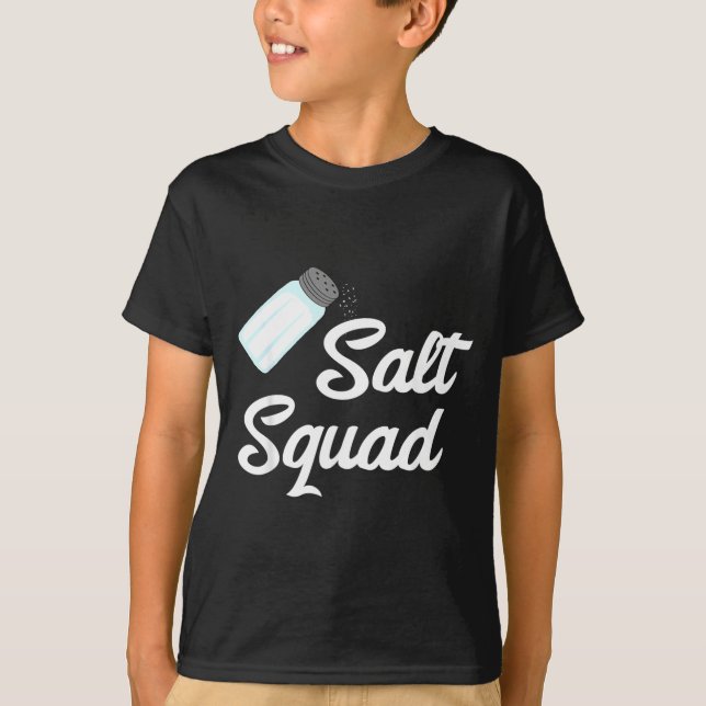Salt Squad Glas-Shaker-Aromagruppe T-Shirt (Vorderseite)