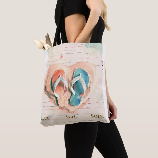 Salt Sun Sole Beach Tote Bag (Von Nahem)