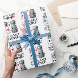 Salt To My Pepper Love Gift Wrapping Paper Geschenkpapier