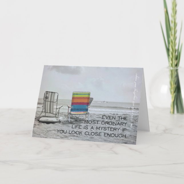 SALT WASSER SECRET Grußkarte Dankeskarte (Vorderseite)