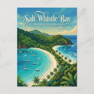 Salt Whistle Bay St. Vincent und die Grenadinen Postkarte