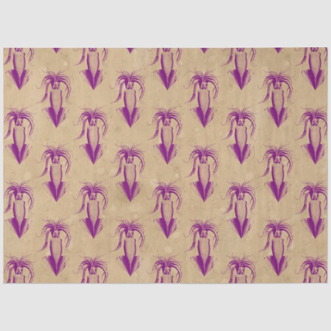 Salt Witch Grimore Serie Design 7 Seidenpapier (Vorderseite)