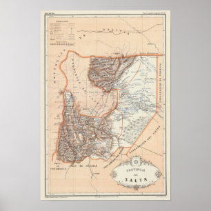 Salta, Argentinien Poster