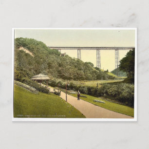 Saltburn-by-the-Sea, die Gärten, Yorkshire, Engla Postkarte
