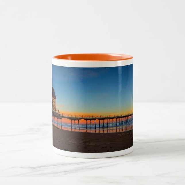 Saltburn Pier England Tasse (Mittel)