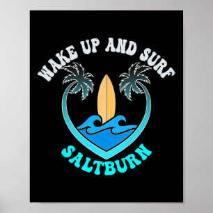 Saltburn, Wach auf und surfe  Poster