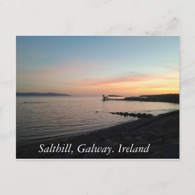 Salthill, Galway, Irland Postkarte (Vorderseite)