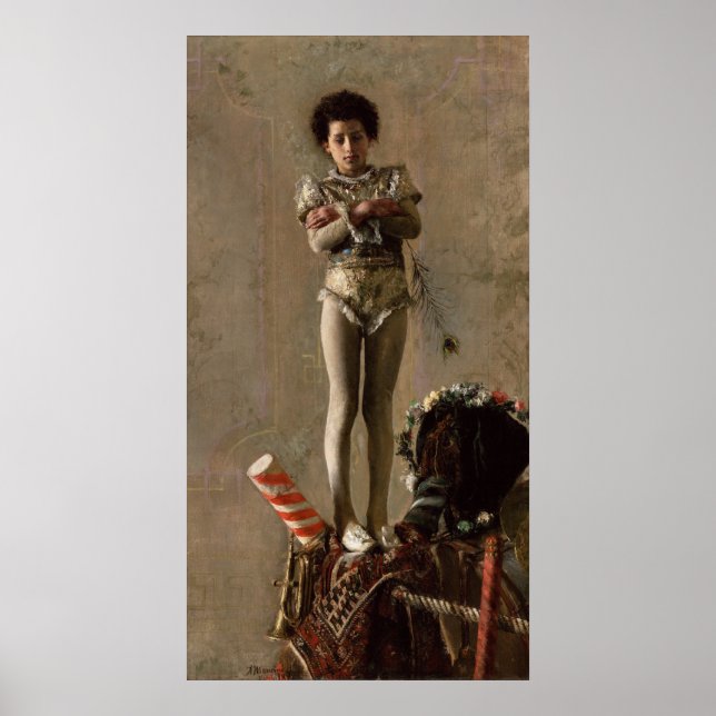 Saltimbanco von Antonio Mancini Poster (Vorne)