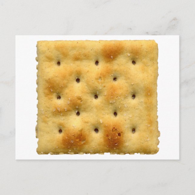 Saltine Soda Cracker Postkarte (Vorderseite)