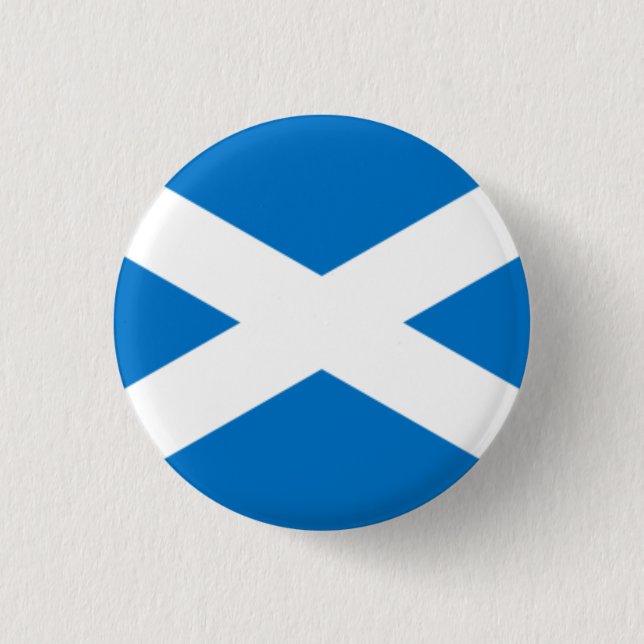 Saltire Abzeichen Button (Vorderseite)