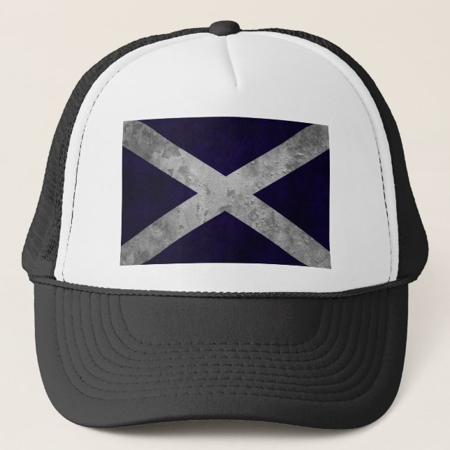 Saltire Schmutz Truckerkappe (Vorderseite)
