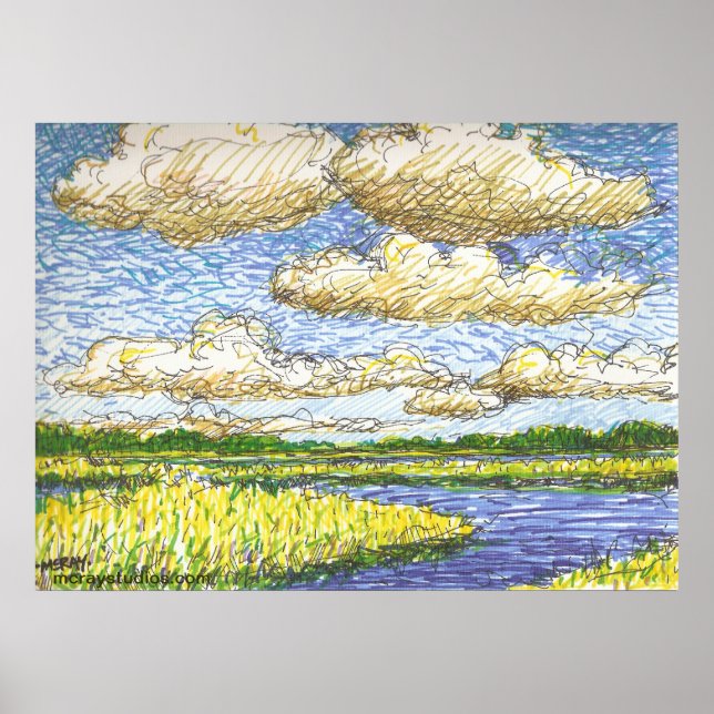 ‚Saltmarsh‘ Poster (Vorne)