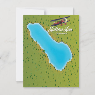 Salton Sea Kalifornien USA Karte