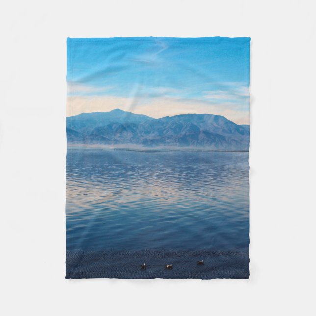 Salton Sea Ruhe Fleecedecke (Vorderseite)