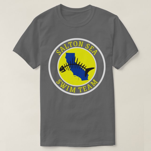 Salton Sea Swim Team Funny T-Shirt (Design vorne)