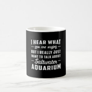Saltwater Aquarium Aquatic Fish Tank Aquarist Kaffeetasse