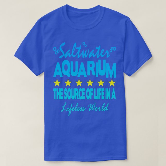 Saltwater Aquarium T-Shirt (Design vorne)