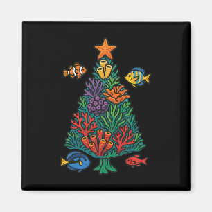 Saltwater Aquarium Weihnachtsbaum 1 Magnet