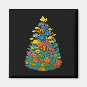 Saltwater Aquarium Weihnachtsbaum Magnet