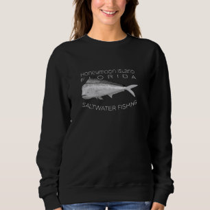 Saltwater Deep Sea Fishing Honeymoon Island FL Mah Sweatshirt