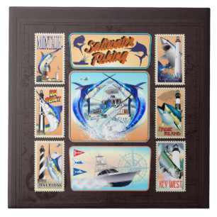 Saltwater Fishing Lighthouses Fliese