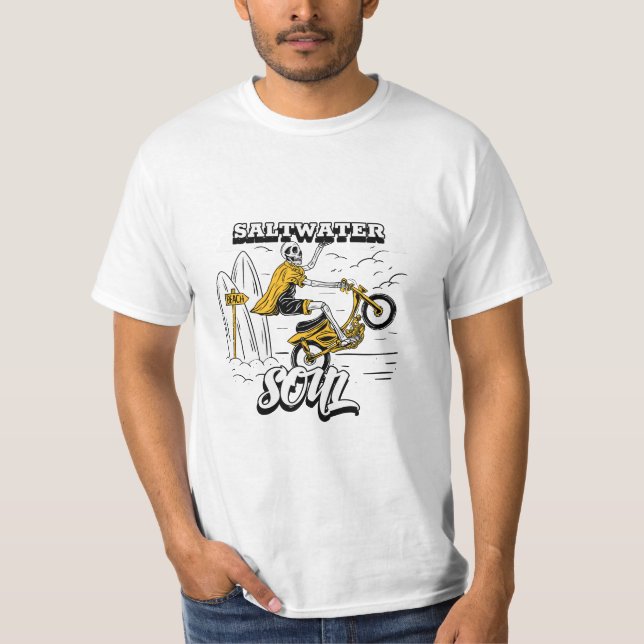Saltwater Soul Surfing t-shirt  (Vorderseite)