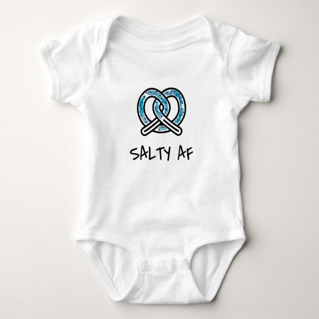 Salty AF - Baby Bodysuit Baby Strampler (Vorderseite)