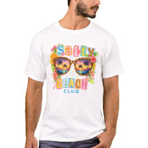 Salty Beach Club Tropische Sonnenuntergangs-Sonnen