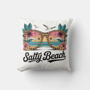 Salty Beach Glasses Kissen