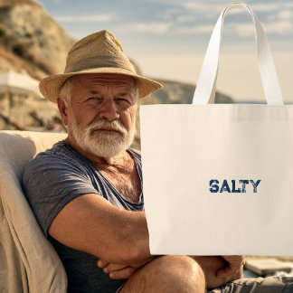 Salty Beach Jumbo Stoffbeutel