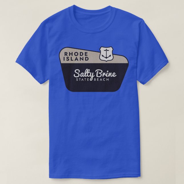 Salty Brine Staat Beach Rhode Island Begrüßungszei T-Shirt (Design vorne)