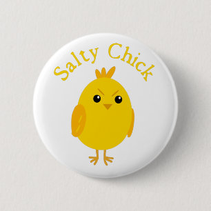 Salty Chick Button