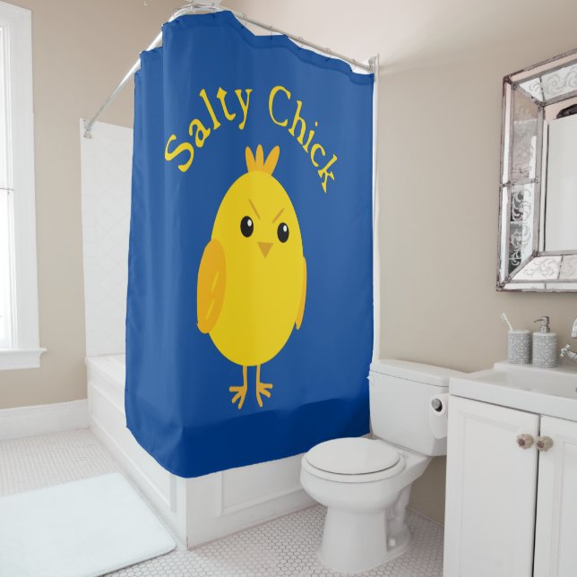 Salty Chick Duschvorhang (Beispiel)