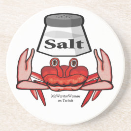 Salty Crab, MeWarriorFrau auf Twitch Getränkeuntersetzer