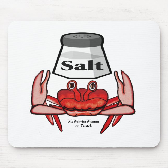 Salty Crab, MeWarriorFrau auf Twitch Mousepad (Vorne)
