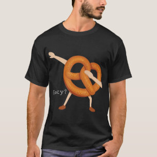 Salty Dabbing Soft Pretzel Funny Feinschmecker Bak T-Shirt
