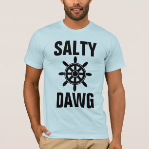 SALTY DAWG MÄNNER NAUTISCHE T - SHIRT